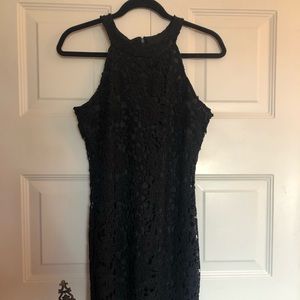Black lace summer dress